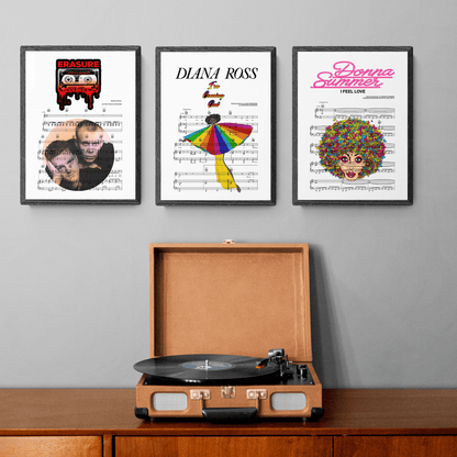 Benefits: This Donna Summer - I Feel Love Poster is the perfect wall art to add a personal touch to any living room, kitchen or bedroom. Its premium quality printing and elegant design make it a great gift option for any fan of the classic track. Its simplistic design also ensures it's easy to place and modern enough to fit any décor.