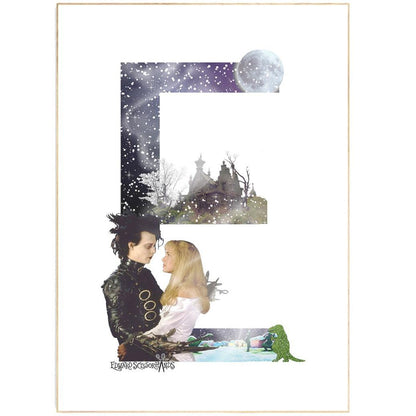 The cult classic film that brought together Johnny Depp and Tim Burton for the first time, Edward Scissorhands is a must-see movie for any fan of either artist. This poster, featuring the film's iconic image of Edward himself, is the perfect addition to any fan's collection.