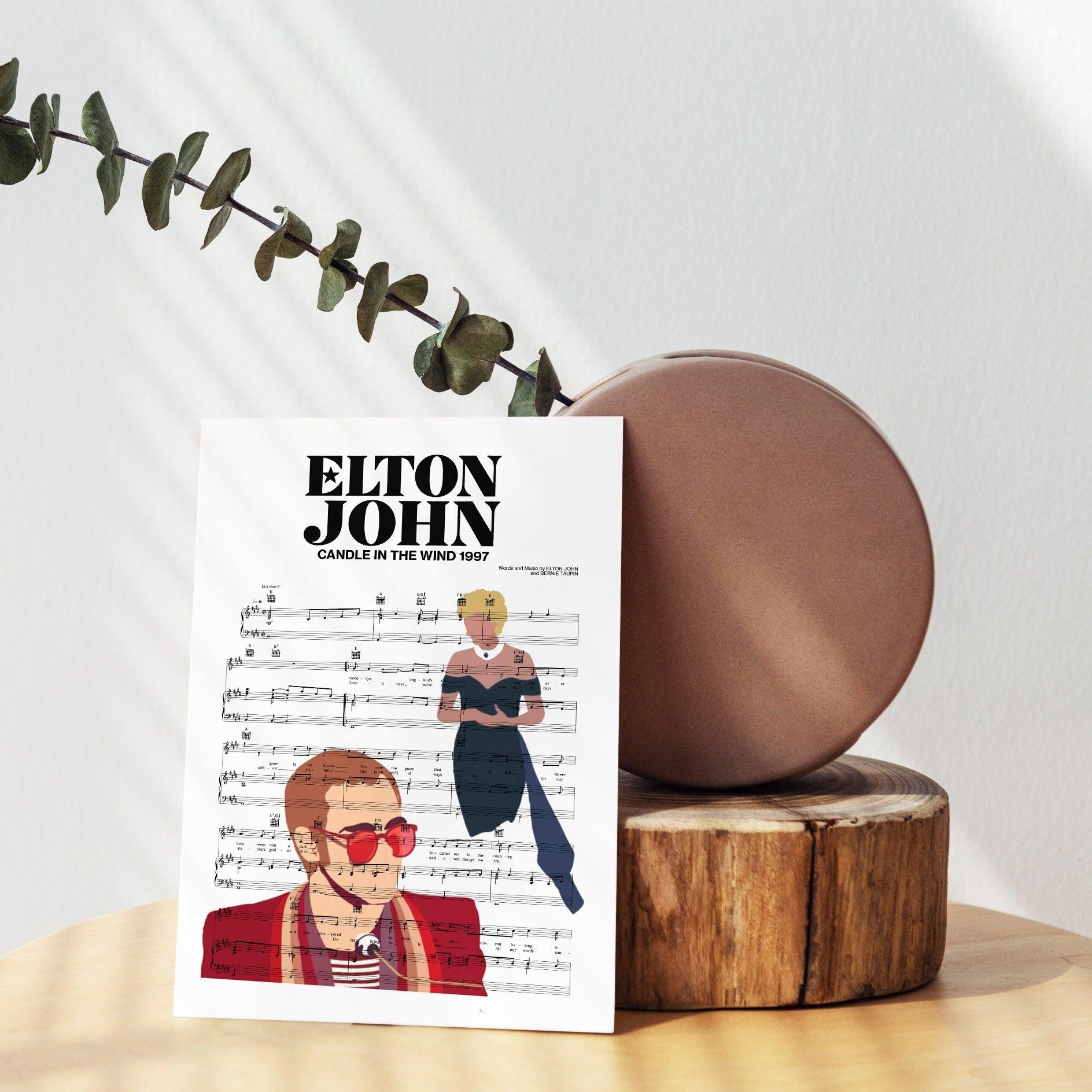 Music lovers rejoice! This Elton John - CANDLE IN THE WIND 1997 Poster is the perfect addition to your collection. This new arrival is guaranteed to add some POP to your décor. With Elton John's iconic lyrics, this poster is perfect for weddings and anniversaries. But really, it's a wonderful addition to any music lover's collection. Customize it with your own personalized message to make it extra special.