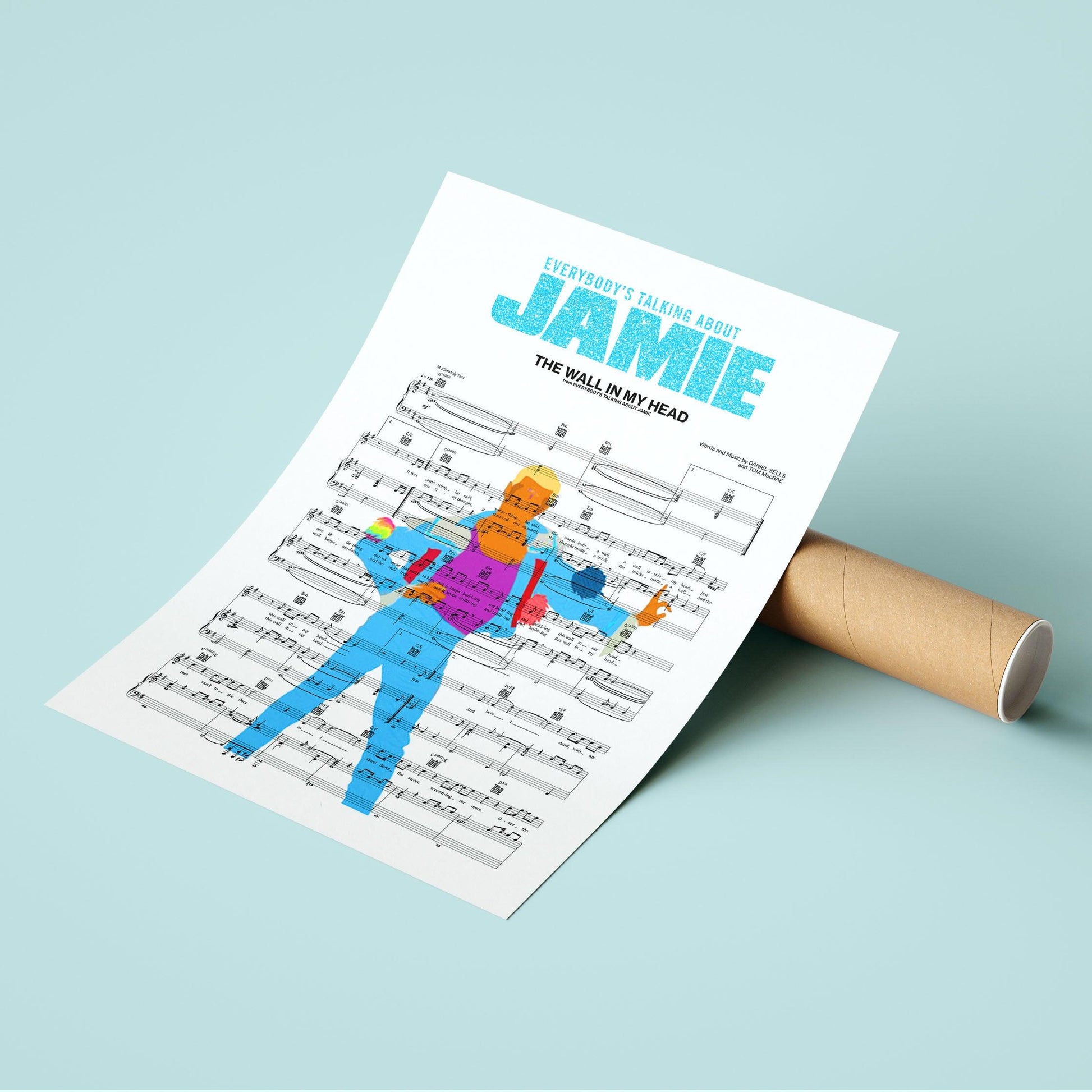Everybody's Talking About Jamie - The Wall In My Head  Print Song Music Sheet Notes Print