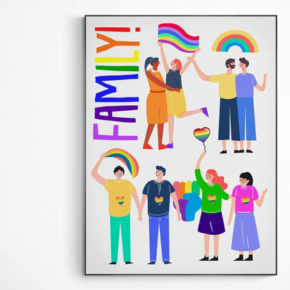 98Types Funny Quotes is proud to support the LGBT+ community with our newest print, Love is Love. This motivational print is perfect for lovers of all things gay pride. With its colorful and uplifting design, it's a great way to show your support for the LGBT+ community. Perfect for your home or office, this print is sure to add a touch of humor and heart to any space.