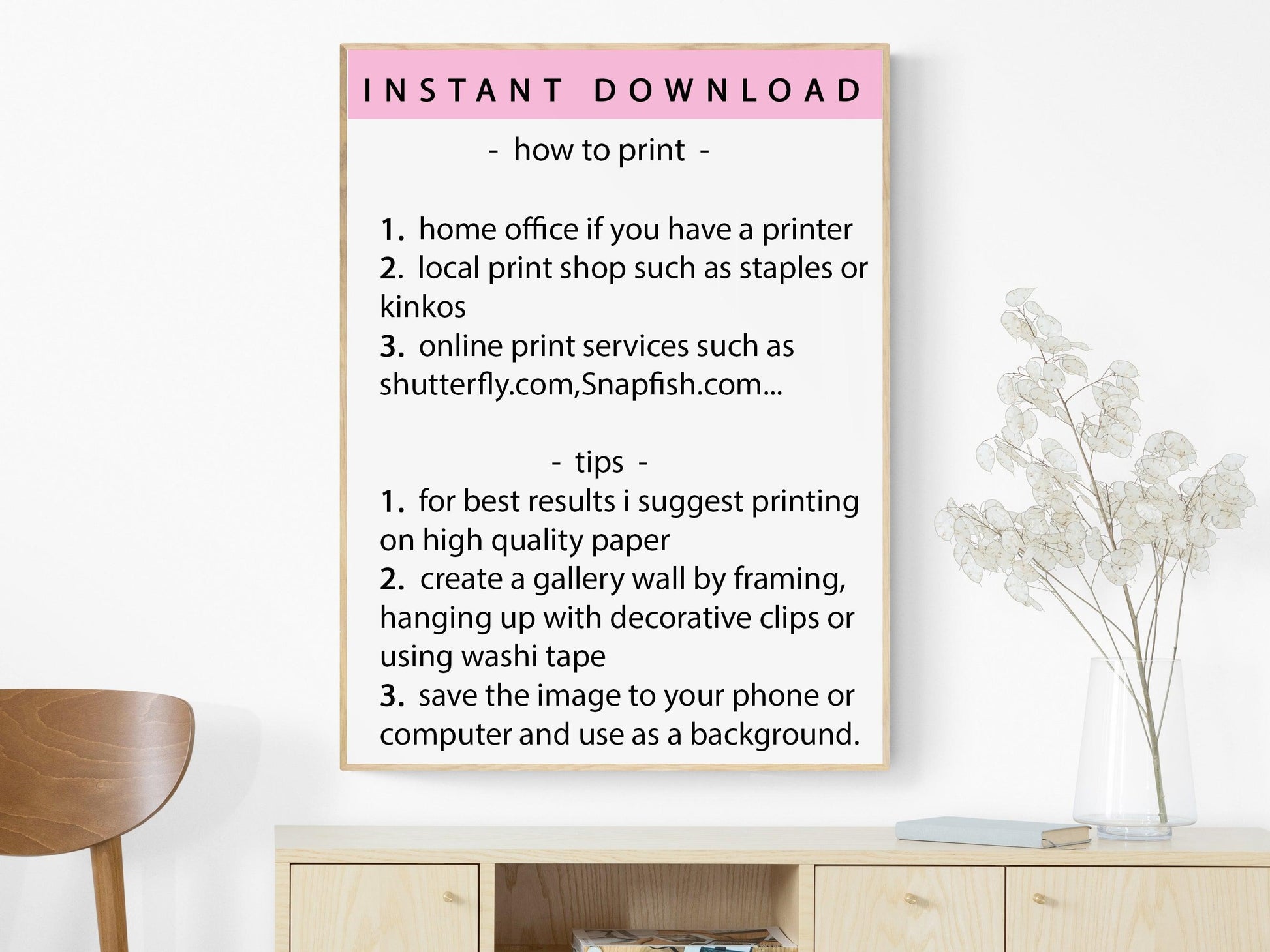 Set 6 Inside Out Watercolour Printable Poster - 98types