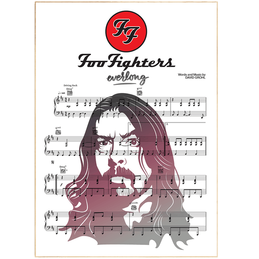 If you're a fan of the Foo Fighters, check out our latest arrivals. We just got in this amazing poster for the Foo Fighters' song "Everlong." It's the perfect addition to your music collection. Printed on high-quality paper, this poster is a must-have for any Foo Fighters fan. A4 Posters uk By 98types art online.