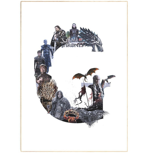 Treat your walls to some Game of Thrones magic with our Movie Poster! From original artwork to official show prints, we’ve got your decorating needs covered with this feast for the eyes. And with a range of sizes and materials, you can make sure your rooms fit the part. (Add in some puns about thrones here! 98types of wall art prints