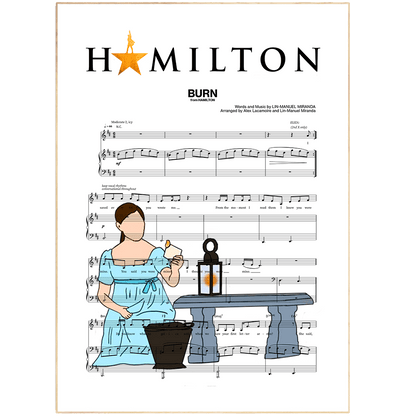 Hang this poster and your walls will be thanking you. If you're a fan of Hamilton the musical, then this is the poster for you. It features the show's logo and the title in bold letters. Perfect for framing or hanging on its own, this Hamilton poster is a must-have for any fan.
