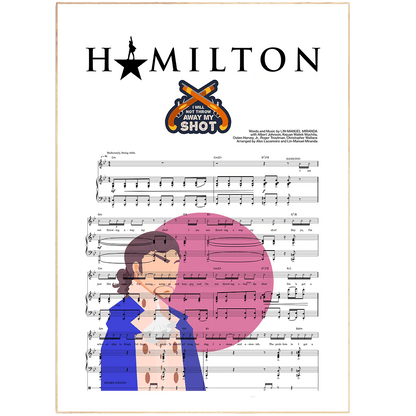 Hang your patriotism on the wall. Hang this Hamilton poster and show your support for this Broadway phenomenon. This stylish and unique poster is perfect for any Hamilton fan. Printed on high quality paper, this poster is perfect for framing and makes a great addition to any music lover's collection.