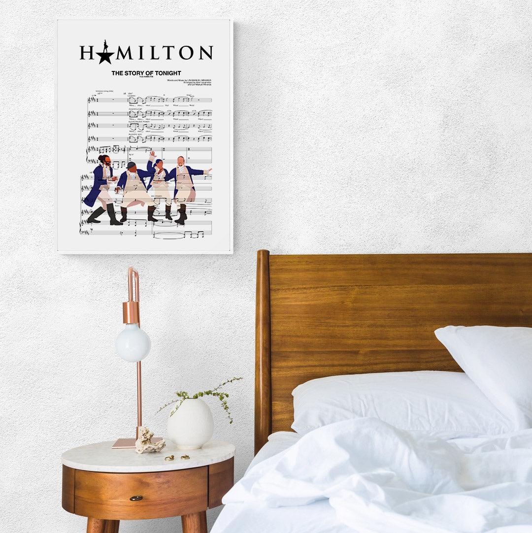 The story of tonight is one you don't want to miss. Hang this Hamilton poster on your wall to show your dedication to the show. This officially licensed poster is the perfect addition to any fan's collection. Printed on high quality paper, this poster is perfect for framing and will look great on your wall.