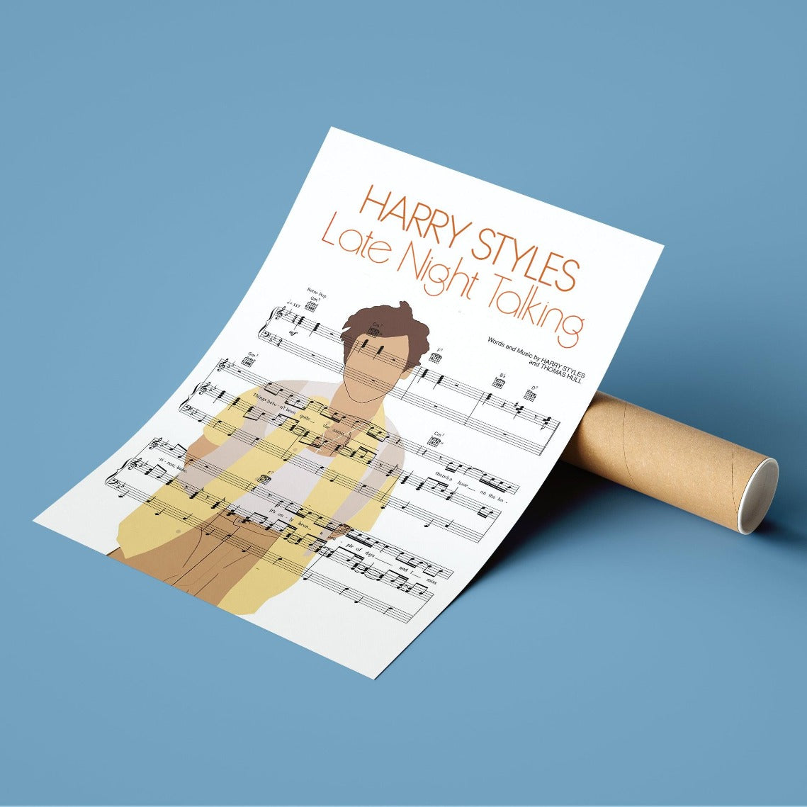 Add a touch of musical flair to your walls with this stunning Harry Styles Late Night Talking Poster. Featuring iconic song lyrics, this beautiful print is sure to bring some joy and inspiration to any music or art lover. With its vibrant design and timeless words, it will definitely become the focal point of any room you decide to hang it in. Whether you give it as a gift or keep it for yourself, this Harry Styles Late Night Talking Poster will bring with it lots of positive vibes and creative energy.