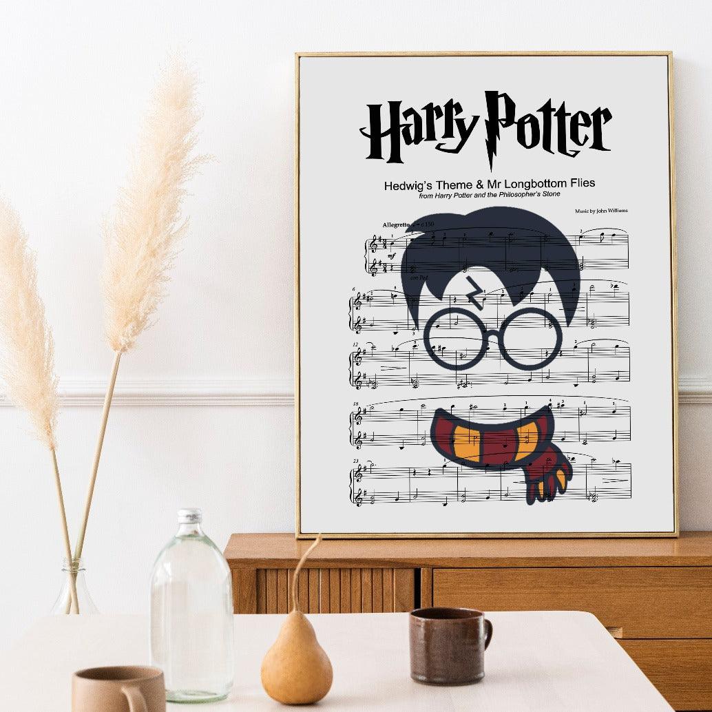 This Harry Potter Hedwig's Theme Poster is perfect for fans of the beloved movie. Featuring a beautiful framed art with song lyrics, it makes a great wall print or gift. With wall art and song lyric gifts, this lyric art is a perfect piece for any home.