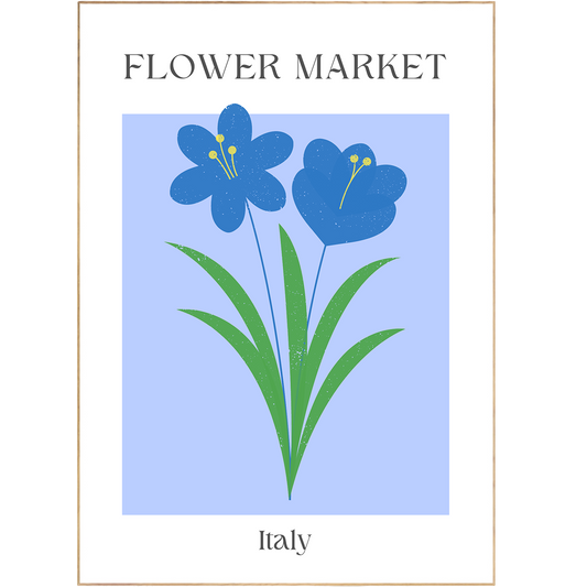 Add a touch of the Italian countryside to your kitchen or living room with our Italy Flowers Market Print. Featuring a vivid rendering of fresh-cut flowers in a bustling outdoor market, this poster adds a beautiful, timeless style to your space. Expertly designed with a Scandinavian aesthetic, this piece will transform any room into a stylish sanctuary.