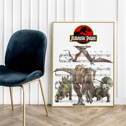 Limited edition print of the theme from Jurassic Park composed by John Williams. Available in A5, A4 or A3
