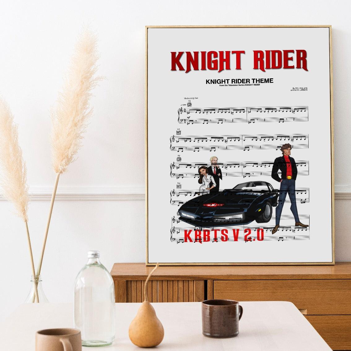 If you're a fan of the show, you need this poster! Here's your chance to own a piece of Knight Rider history. This poster was designed and hand-crafted by the team at 98Types Music, and is a must-have for any fan of the show. The poster is a replica of the original Knight Rider theme music main title sequence, and is printed on high-quality paper for a beautiful finish.