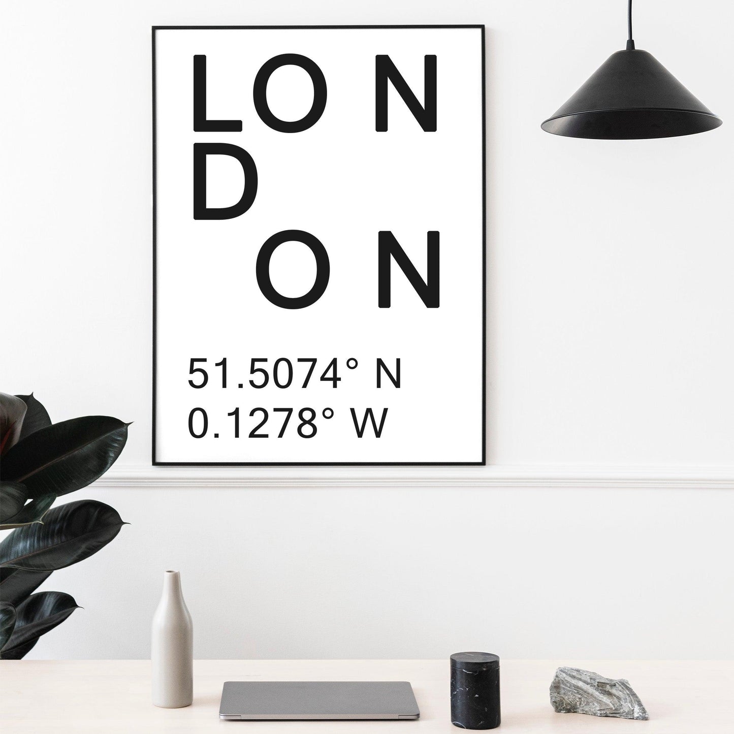 London Typography Print - 98types