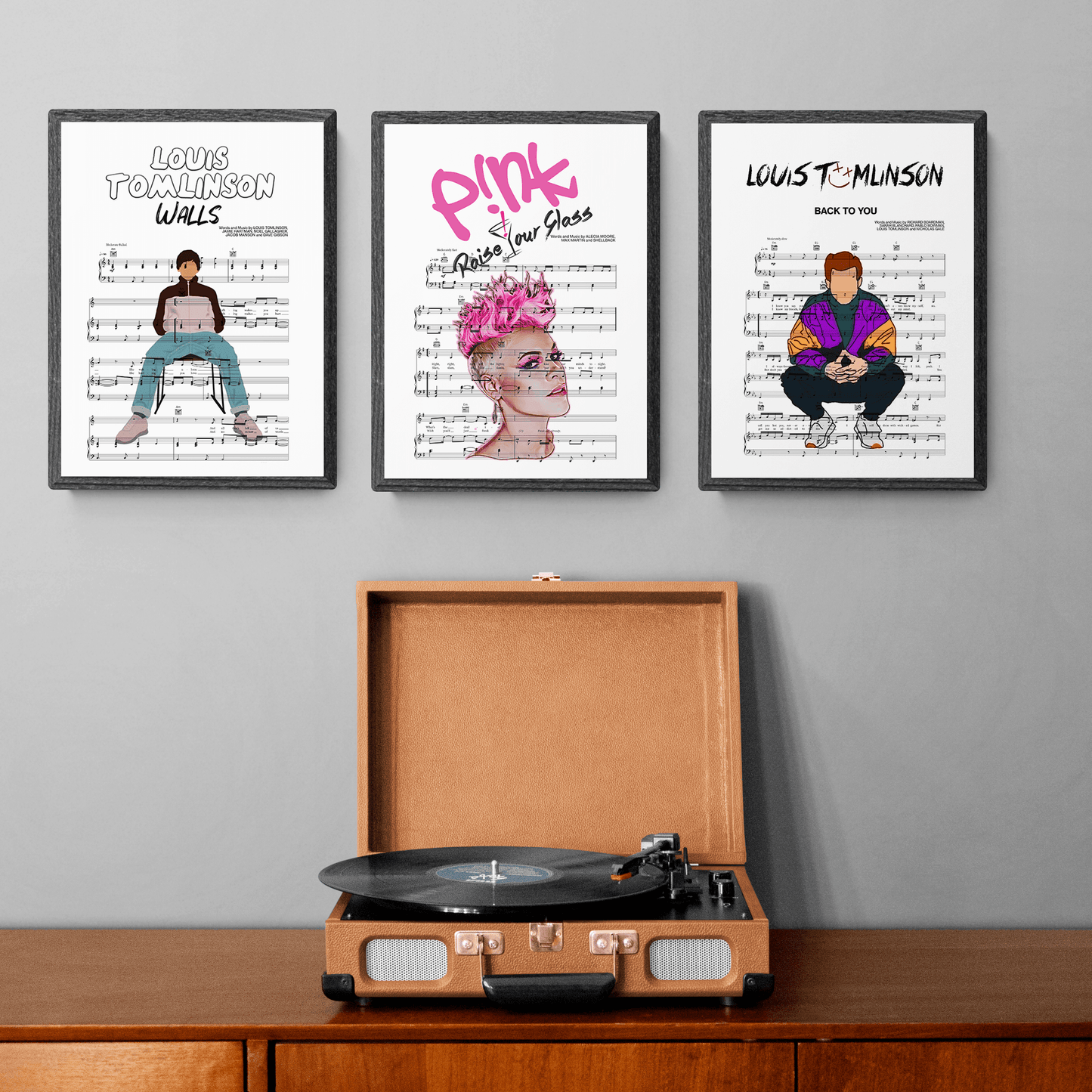 This premium song lyric art print offers the perfect way to bring the meaningful words of your favorite songs to life. Each high quality piece is hand-crafted, with music lyrics printed on thick, durable paper. Enjoy a variety of frame and poster options, allowing you to customize the song and create a unique lyric art piece. Add a personal touch to any room and give the gift of music with these beautiful framed lyric prints.