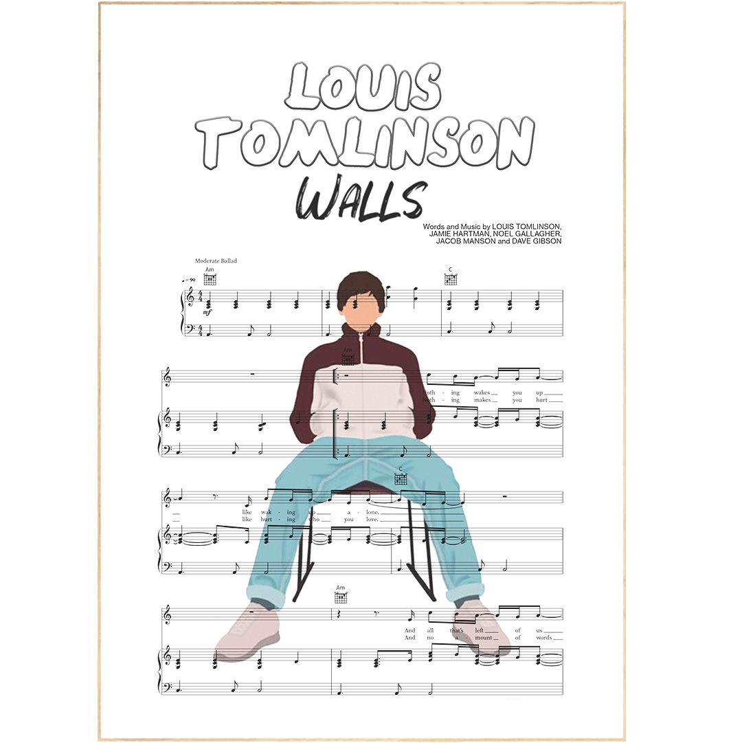 Show off your love of music with this elegant Louis Tomlinson - WALLS Poster. Hand-crafted with high-quality materials, this poster will bring life to any wall, with its unique combination of song lyrics and memorable quotes. Perfect as a gift or as a statement in any home, this poster is sure to make any music lover's day.