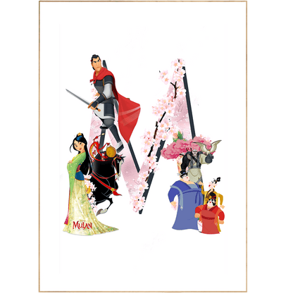 Our Mulan Poster features a collection of all your favourite Disney movie heroes in one place. From iconic characters to prints for your wall, this Disney World poster section is perfect for bringing life to any room. Our fine art prints are a must-have for any Disney fan.