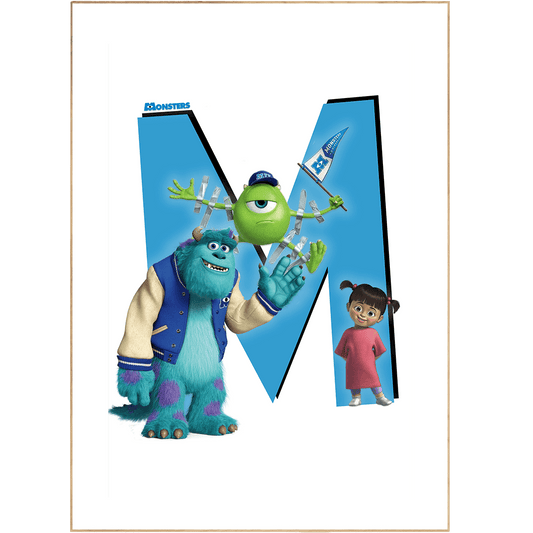 Make your walls roar with a Monsters Inc Poster! Our Disney-approved character prints are sure to bring a smile to your face and a strong dose of magic to any room. Show off your Monsters Inc pride with these vibrant wall art pieces - perfect for fans of all ages. Unleash a secret world of laughs and enchantment and give your walls a monstrous makeover!