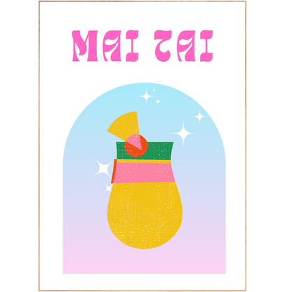 Mix up your home decor with a MAI TAI COCKTAIL PRINT! Featuring a tasty recipe, plus pop culture posters, bitter campari-inspired wall art, nursery flower prints and more, you'll discover the perfect cocktail of colors, art and prints to make your home look amazing. Who said art appreciation had to be serious? With a gift voucher or wall calendar, make the perfect toast to cocktails, fun and stylish decor. Bottoms up!
