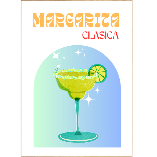 Cheers to Margarita Cocktail Print, the perfect wall art to spice up any kitchen or bar cart! Packed with a boozy recipe, our poster is a surefire way to discover and enjoy the world of classic and colorful cocktails. Whether you’re popular with the artist crowd, or just looking for some Boho prints - this poster is sure to be the life of the kitchen wall party! (And an awesome gift, too!)
