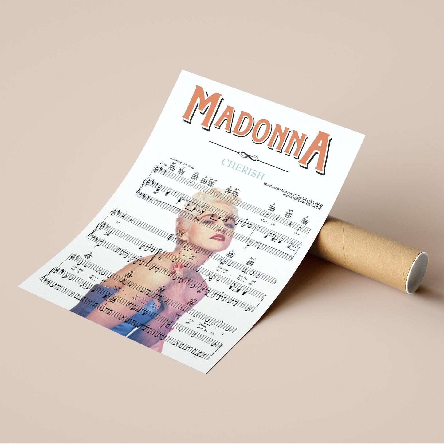 Madonna - CHERISH Poster - 98types