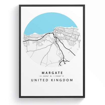 Margate Street City Map Print