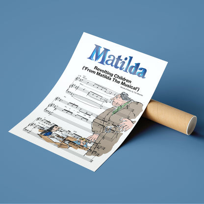 Matilda the Musical - Revolting Children Poster - 98types