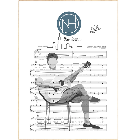 This Town Poster by Niall Horan is perfect for adding that extra touch of fandom to any home or office. Showcasing your favorite song lyrics in artistic and unique wall art, this poster is professionally printed using high quality inks and materials for a vibrant and durable finish. Create the perfect thoughtful and personalized gift for someone special with your own custom lyrics.