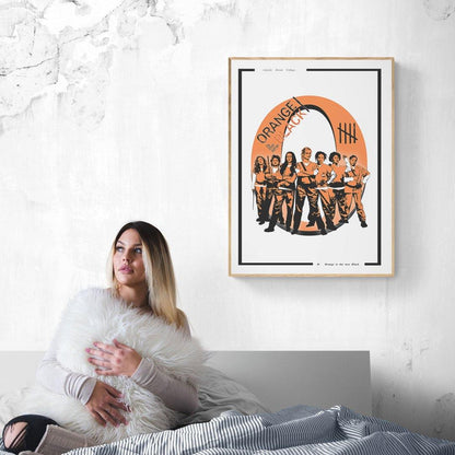 This professionally printed Orange Is the New Black Movie Poster is designed to last. It's thick, heavy-duty paper resists wear and tear, and its fade-resistant ink ensures the colors stay rich and vibrant. Show off your movie pride with this high-quality poster! 98types of art prints