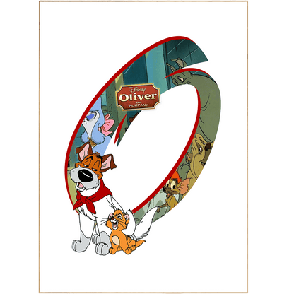 Make your room walls come alive with our Oliver and Company Movie Poster! This fine art print is perfect for Disney fans, featuring all of your favourite iconic characters from this beloved movie. Transform your room walls into a mini Disney World with this awesome poster, and make sure you show it off to all your friends!