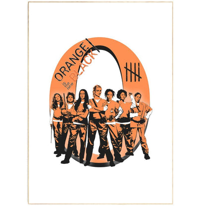 This Orange Is the New Black Movie Poster features a dramatic portrait of the main characters of this beloved Netflix series. It's printed on FSC-certified heavyweight paper with archival ink to last through decades of home decor. It's a museum-quality work of art guaranteed to add a touch of elegance to any space. 98types of art prints