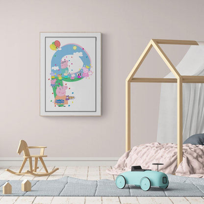 Bring the power of magic to your walls with this eye-catching Peppa Pig Movie Poster! Featuring your favourite Disney movies and characters, this poster is the perfect addition to your Disney World prints section. Plus, with its vibrant colours and iconic characters, it's sure to bring a smile to your walls—and you! Room wall movies just got so much more fun! - 98types