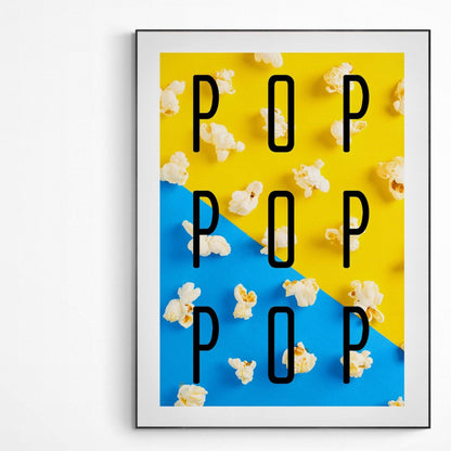POP POP POP Poster | Original Print Art | Motivational Poster Wall Art Decor | Greeting Card Gifts | Variety Sizes - 98types