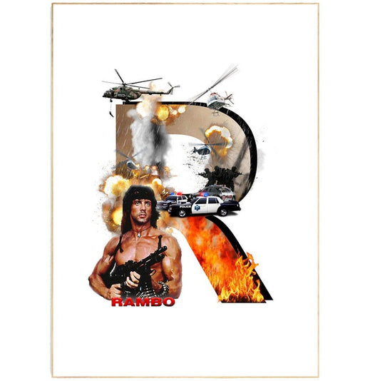 If you're a fan of Sly Stallone, you need this Rambo movie poster in your life. This original movie poster is a must-have for any action movie lover. It features an iconic image of Sylvester Stallone as Rambo, and is perfect for framing and displaying on your wall. This poster is a true piece of movie history, and would make the perfect addition to any fan's collection.