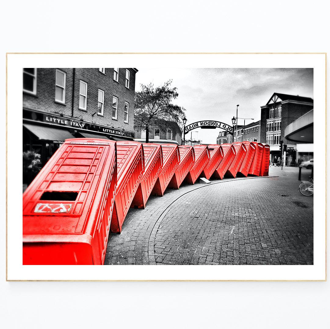 This luxurious collection of Red Telephone Domino Boxes London, Fine Art Prints, Photography Travel, and Variety Sizes Magnet or Greeting Card, makes for a timelessly elegant addition to any home. The exquisite visuals and complex designs will evoke a sense of refined luxury, imbuing each piece with a classic, tasteful charm.