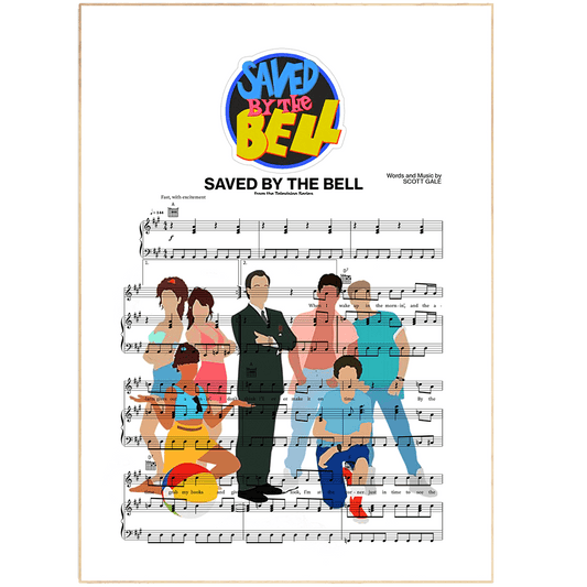 You know the theme tune, you know the characters, now relive the classic TV show with this beautiful artwork from 98Types Music.This poster has been designed and hand-crafted in the UK, making it a true one-of-a-kind piece of art.Add a touch of 90s nostalgia to your home with this beautiful piece of artwork.