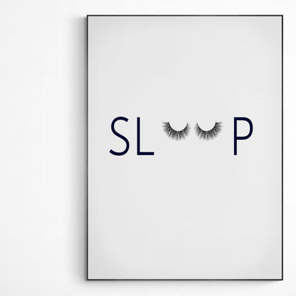 SLEEP Art Print | Original Print Art | Motivational Poster Wall Art Decor | Greeting Card Gifts | Variety Sizes - 98types