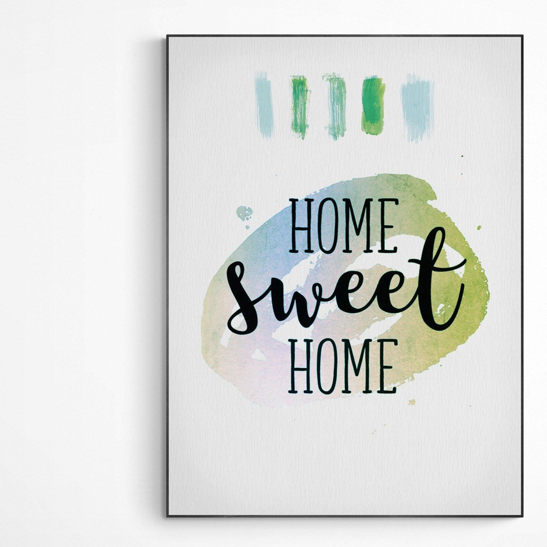 Home Sweet Home Poster | Original Print Art | Motivational Poster Wall Art Decor | Greeting Card Gifts | Variety Sizes