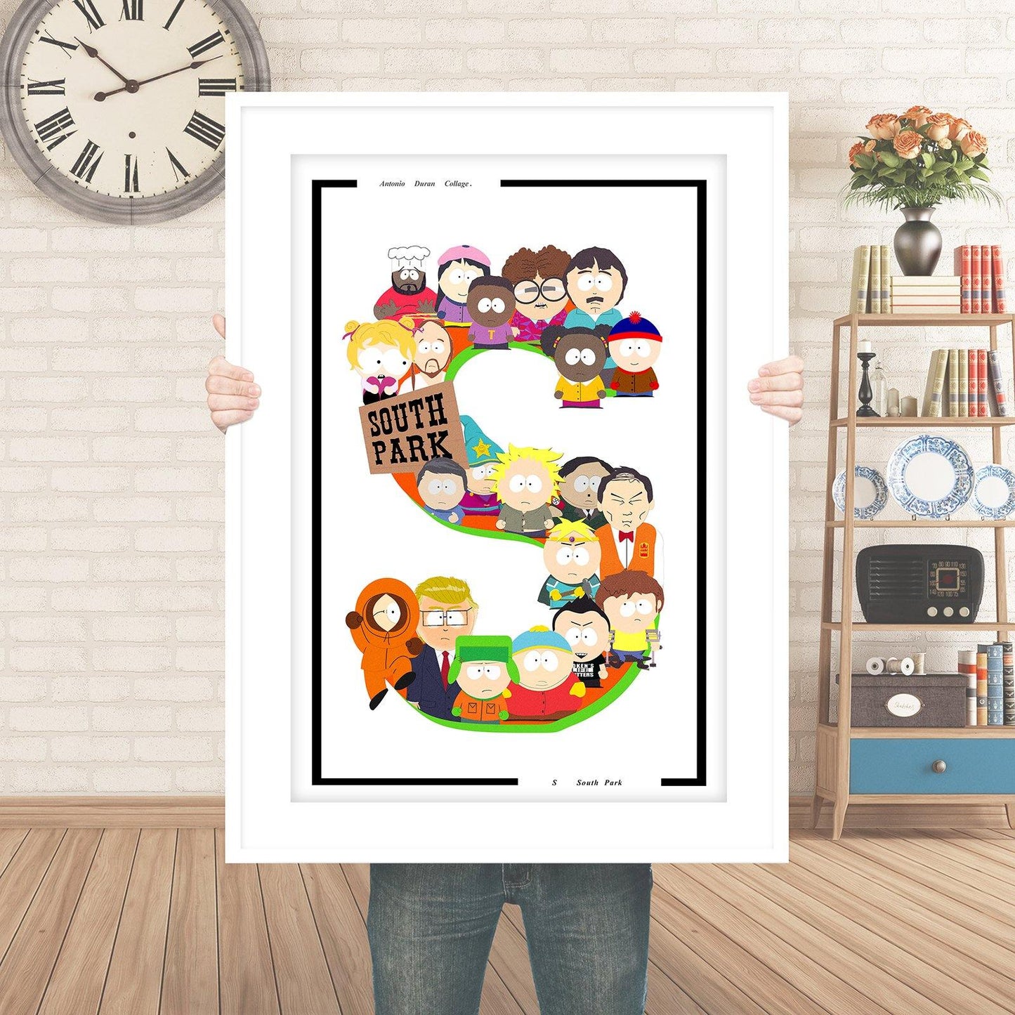 This collectible South Park Poster Movie features a selection of the original movie posters and memorabilia. With the Top Selling posters, you can bring home the classic hollywood style. Perfect for any movie enthusiast or fan. 98types of art prints
