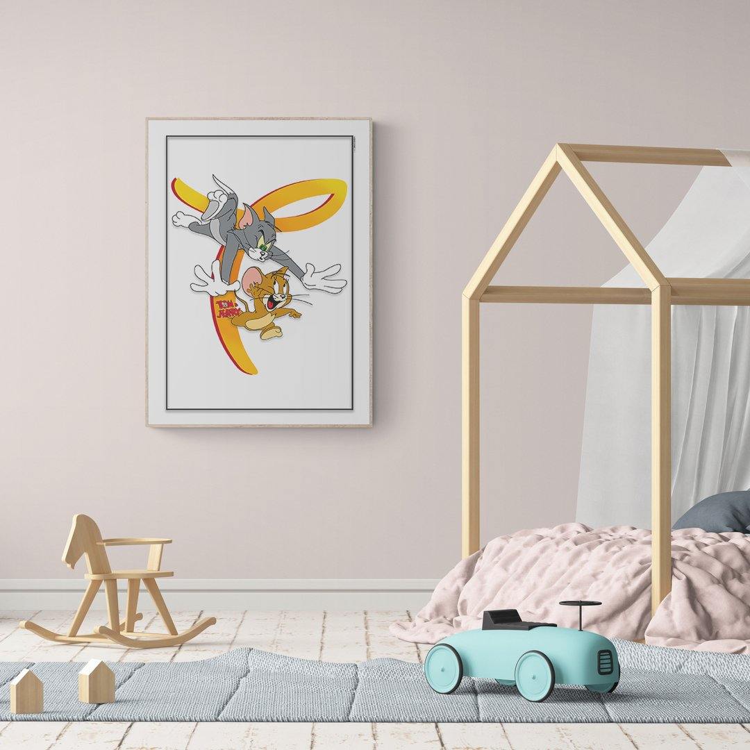 This stunning Tom and Jerry movie poster is the perfect way to bring the power of Disney magic into your home. Featuring all the iconic Disney characters in one place, this poster makes a great addition to any Disney World fan's collection of prints. Printed on archival quality paper, this wall art is sure to be a conversation starter in your living room or bedroom. Bring a touch of Disney movie magic to your wall with this colorful, high-quality poster. - 98types