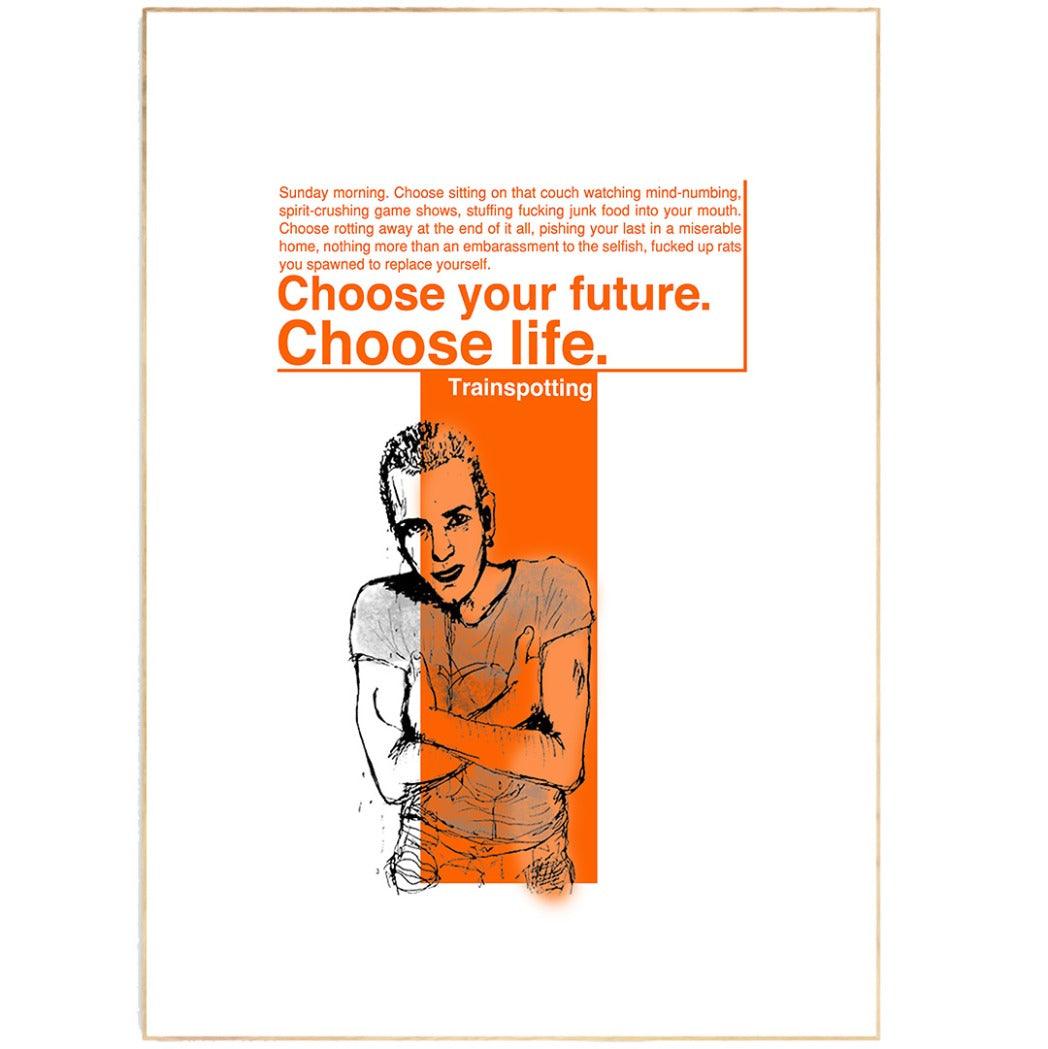 This TRAINSPOTTING movie poster is the perfect way to show your love for the film. Printed on high-quality cardstock, this poster features the iconic TRAINSPOTTING logo in a bold, red design. Hang it in your home theater or man cave for a touch of cinema style, or give it to a fellow fan as a gift. Either way, this poster is sure to please.