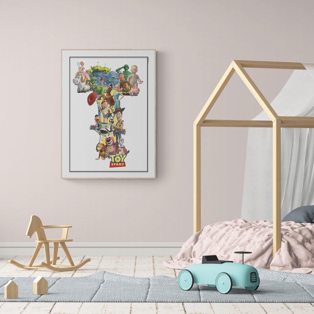 Show your love for all your classic Disney faves with this Toy Story movie poster - it's the perfect way to bring a bit of the Disney magic into your home! Not only can you enjoy these iconic characters, but you'll also get to make a statement in your room with this vibrant poster. Get your Disney World prints wall art today! - 98types