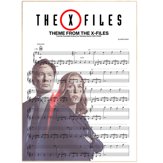 Give your walls some love with this amazing print of THE X-FILES theme song lyrics If you're a fan of the show, or just love great music, this print is a must-have. The iconic lyrics are printed in beautiful calligraphy, making it a perfect addition to your home décor. Hang it in your living room, bedroom, or even your office — the options are endless.