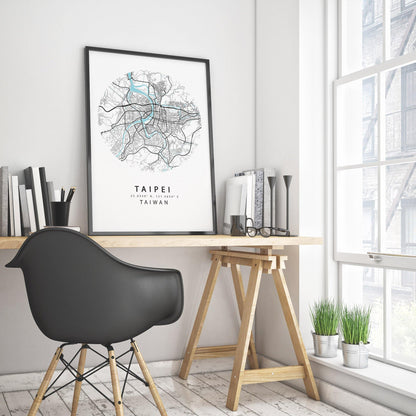 With this Taipei City Map Print, you'll never get lost in the bustling metropolis again. This map print is detailed and accurate, so you can easily find your way around the city. The bold colors make it easy to read, and the high quality paper ensures that the map will last for years to come. Whether you're a resident or a visitor, this map is a must-have for anyone who wants to explore Taipei.