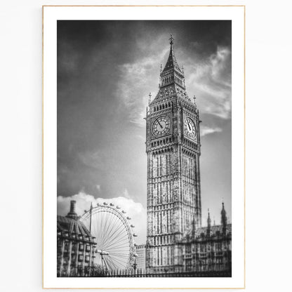 Experience the beauty and history of London with this original, high-quality print featuring the London Eye and Big Ben. Our London Photography prints are digitally-enhanced for optimal sharpness and intricacy and printed with archival inks for a lifetime of vibrancy. Make a lasting impression with this unique piece of artwork today. 98types