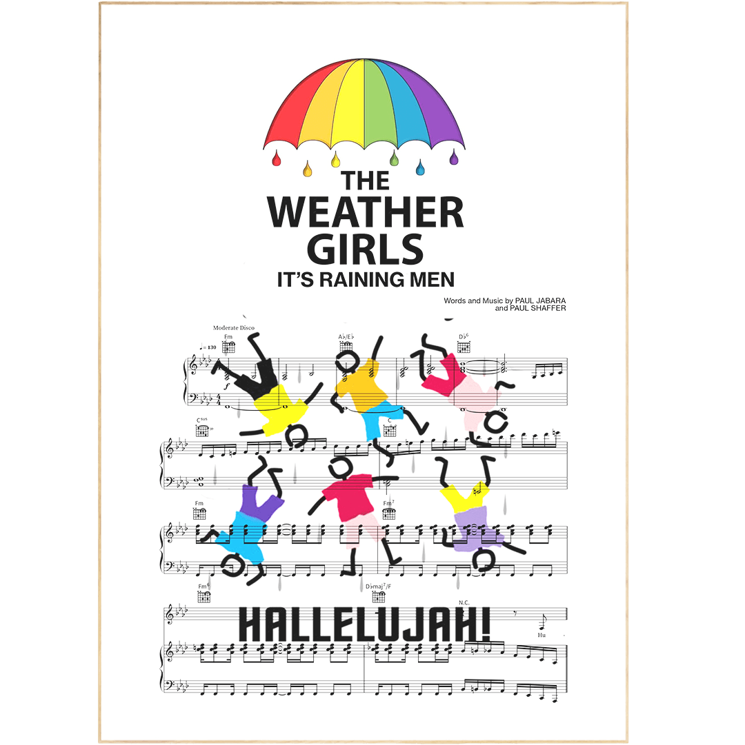 The Weather Girls camp classic “It’s Raining Men” was a late hit for the disco genre, released in 1982. It’s a type of disco called Hi-NRG—known for its uptempo beats, pulsating bass line, and relative absence of funk influence.