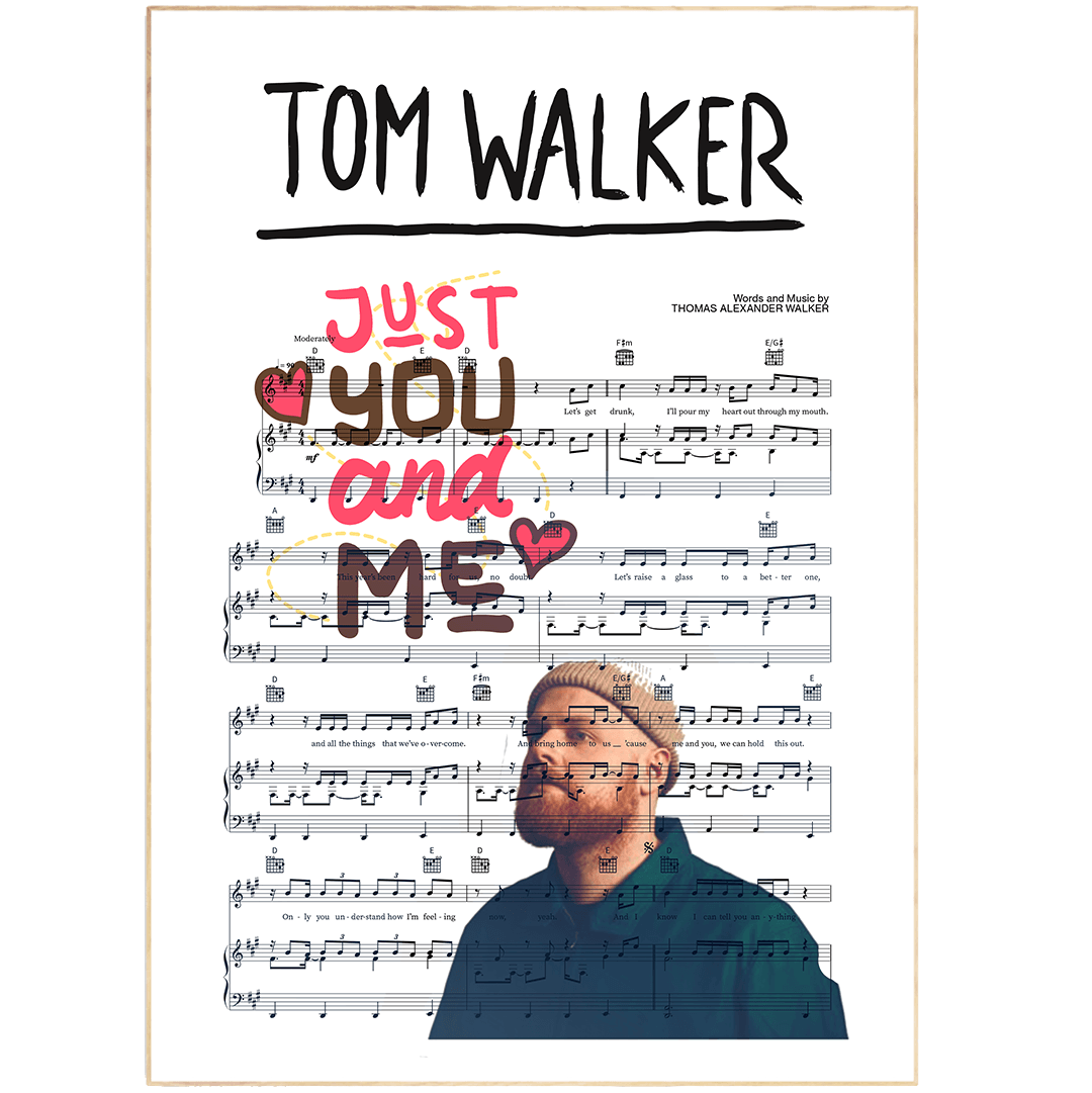 "Just You and I" is a song by British singer-songwriter Tom Walker. It was released in 2018 as part of his debut album "What a Time to Be Alive". The song has received positive reviews for its upbeat and cheerful melody, catchy lyrics and Walker's distinctive vocal style. It has become one of Walker's most popular songs and has been streamed millions of times on various music platforms.