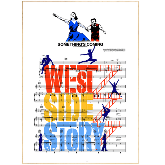 Welcome to West Side Story—Something’s comin’ at ya with this splashy wall art! Whether it’s a passionate gift to someone special, or a musical memento to add a bit of panache to your pad, this poster ensures you always know what song your heart sings. Get your hands on a piece of the action today—and make sure you always know the lyrics! (After all, it's not a real get-together without a sing-along!)