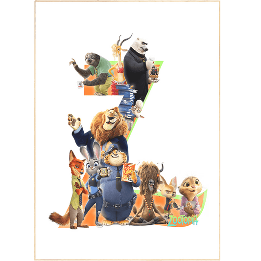 Say hello to Zootopia! Our Disney character poster is the perfect way to add a little movie magic to your space. Featuring beloved characters from the animated Disney movie, this wall art is sure to delight any Disney fan! And with vibrant colors and down-right adorable characters, it's sure to make your walls roar!
