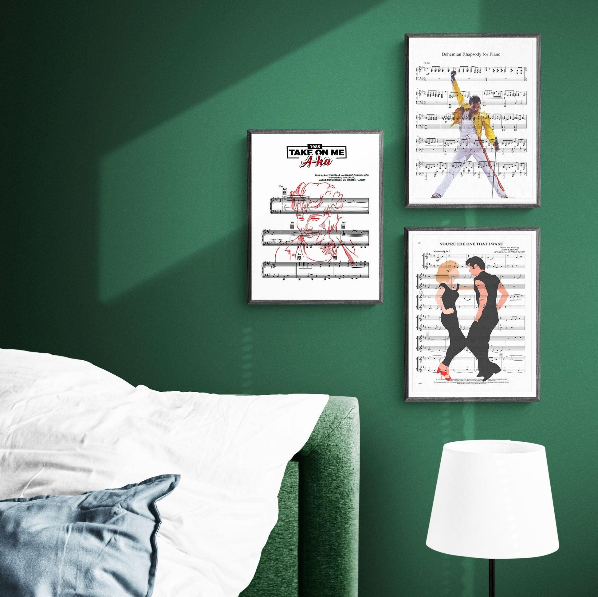 A-ha Take on me Print | Song Music Sheet Notes Print Everyone has a favorite song especially aha Take on me Poster, and now you can show the score as printed staff. The personal favorite song sheet print shows the song chosen as the score. 