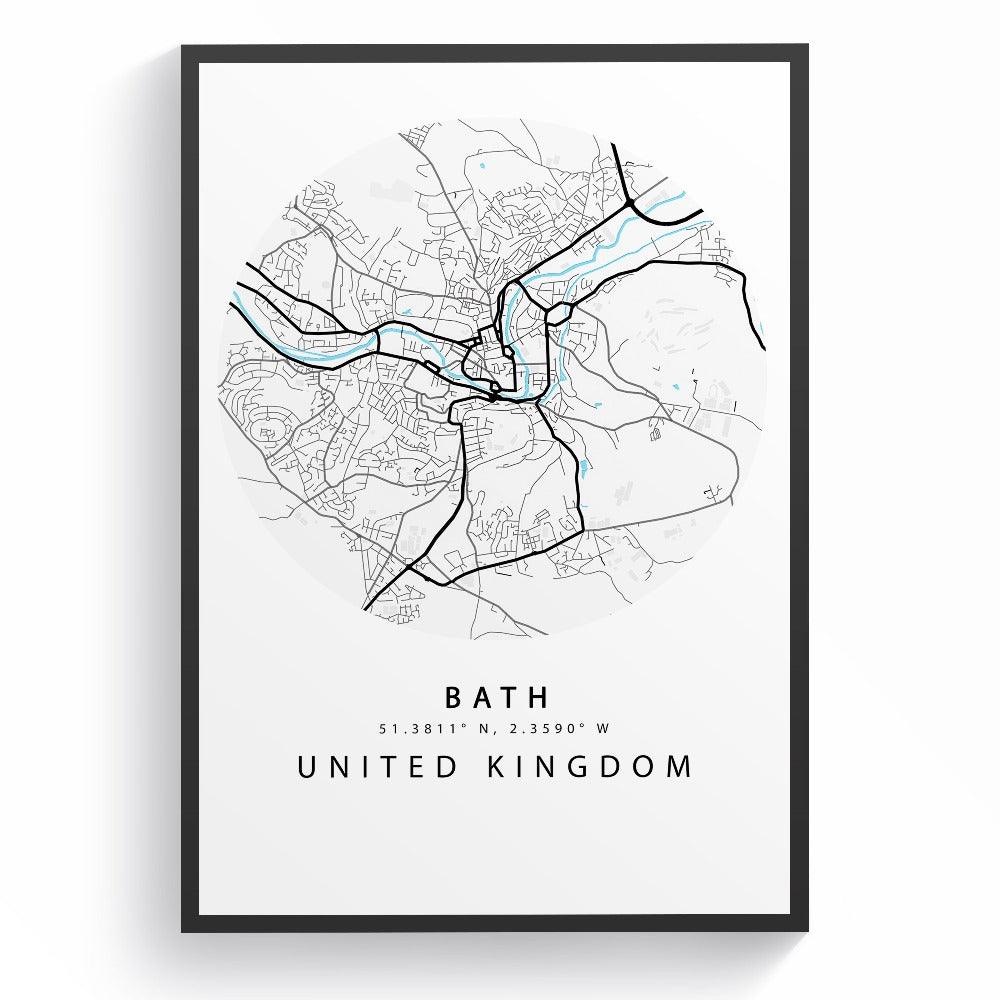 BATH Street City Map Print
